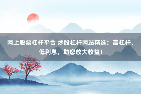 网上股票杠杆平台 炒股杠杆网站精选：高杠杆、低利息，助您放大收益！