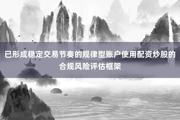 已形成稳定交易节奏的规律型账户使用配资炒股的合规风险评估框架